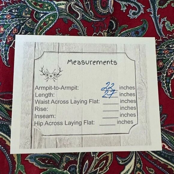 Foxcroft Paisley Button Down Bohemian Wrinkle Free Collar Long Sleeves M #2240 - Picture 10 of 13